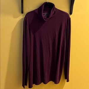 Lane Bryant Maroon Turtleneck Sweater